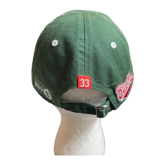 Milwaukee Bucks Melonhead Series Kareem Abdul Jabbar #33‎ Adjustable Green Hat - Picture 4 of 6